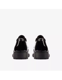 Clarks Stringate Donna Orinoco Derby Coda Rondine Lux Nero