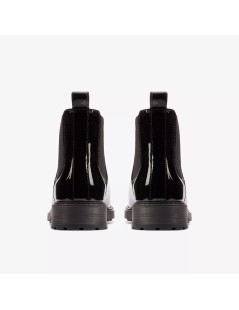 Clarks Beatles Donna Orinoco Chelsea Elegante Liscio Lux Nero