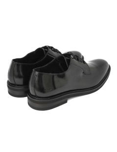 Rogal's Stringata Derby Fondo Gomma Morflex Spazzolato Nero