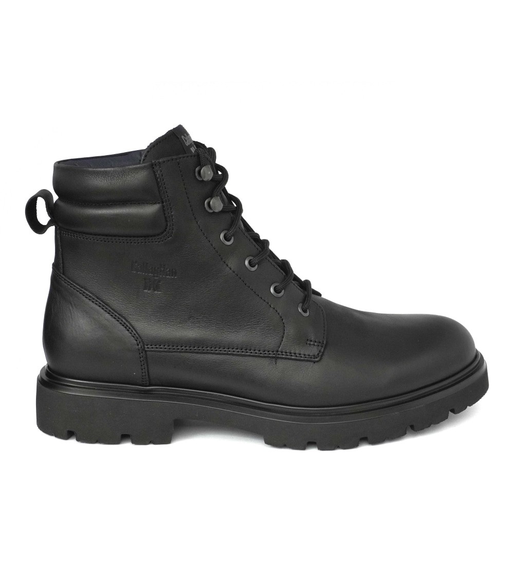 Callaghan Anfibio Uomo Eke Timb con Zip Laterale Pelle Nero