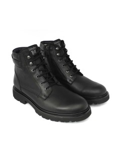 Callaghan Anfibio Uomo Eke Timb con Zip Laterale Pelle Nero