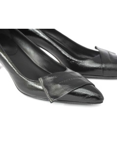 L' Arianna Decollette con fiocco Tacco Medio Coda Naplak Nero