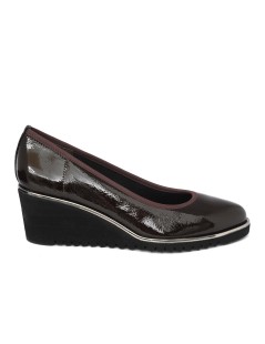 Daniela Rossi Decollette Zeppa Leggera Naplak Liscio Bordeaux