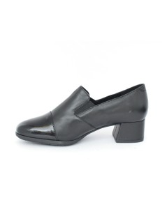 Cinzia Soft Mocassino Classic Tacco Puntale Vernice Nappa Nero