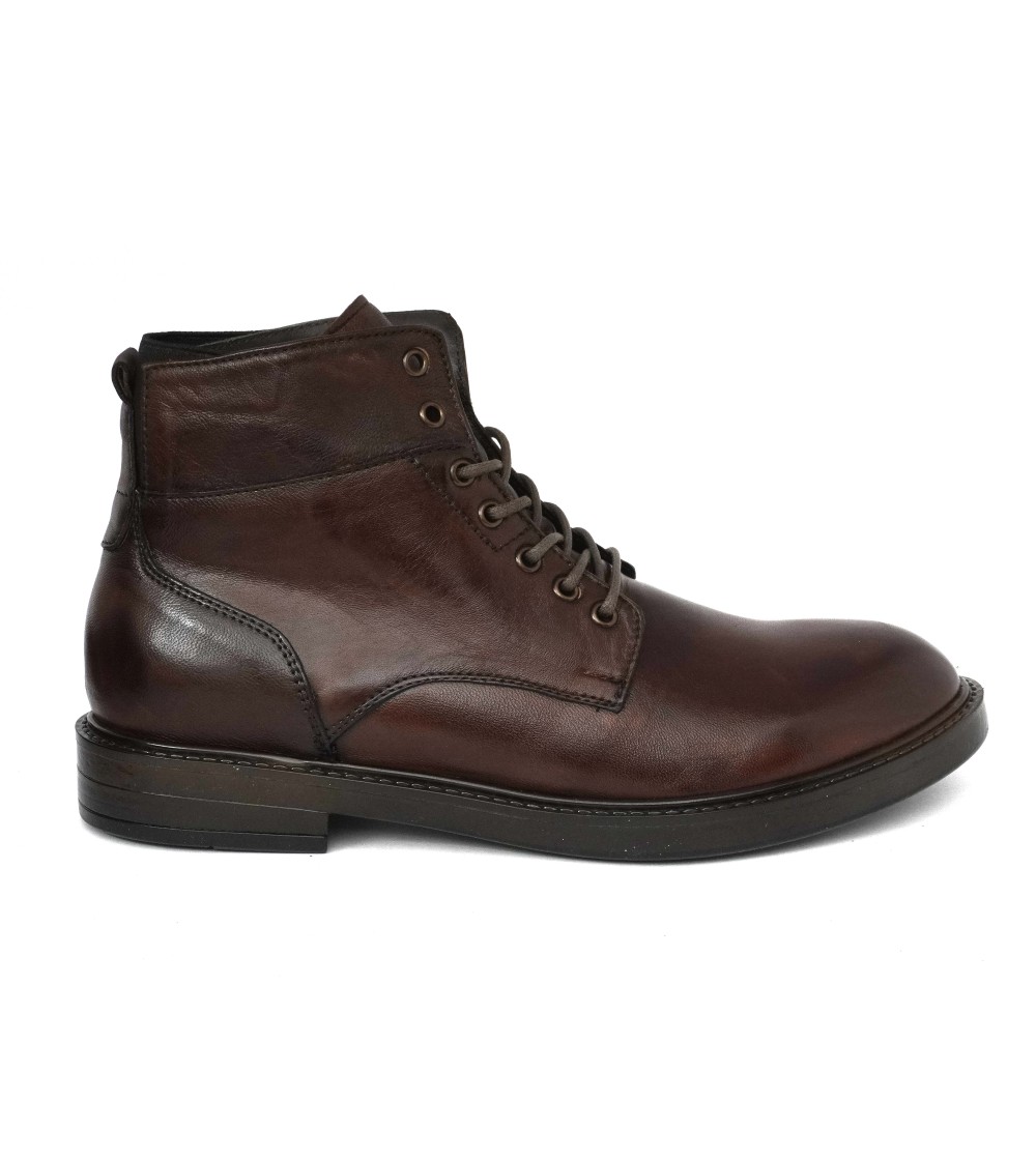 Kebo Anfibio Derby Liscio Artigianale Nappa Marrone