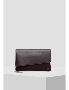 Nero Giardini Pochette Patta Trasversale ecoPelle Tessuto Bordeaux