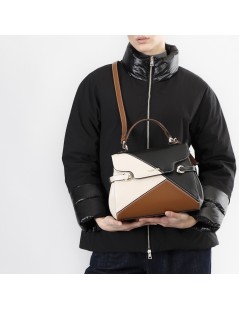 CAFèNOIR Borsa a Mano con Tracolla Chiusura Patta Calamita Multicolor
