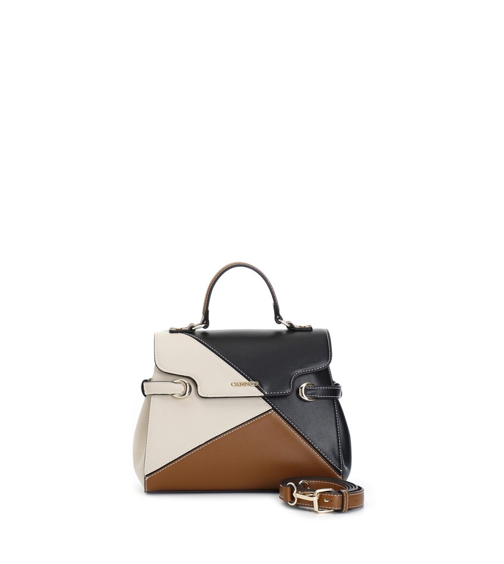 CAFèNOIR Borsa a Mano con Tracolla Chiusura Patta Calamita Multicolor