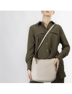 CAFèNOIR Sacca a Mano Catena Intrecciata Chiusura Zip Talpa