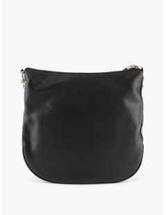 CAFèNOIR Sacca a Mano Catena Intrecciata Chiusura Zip Nero