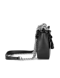 Cult YOKO Tracolla Catena Patta Rouches Calamita Nero