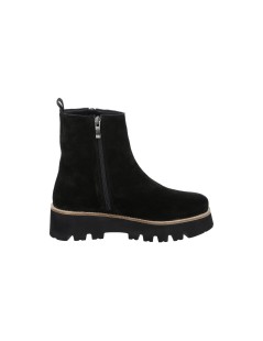Ara Shoes Tronchetti Doppia Zip Fondo Micro Camoscio Nero
