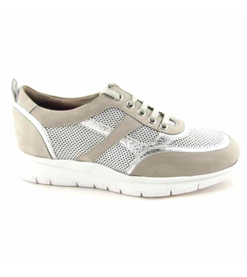F.lli Tomasi Sneakers Comfort Traforate Camoscio Ghiaccio