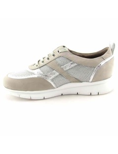 F.lli Tomasi Sneakers Comfort Traforate Camoscio Ghiaccio