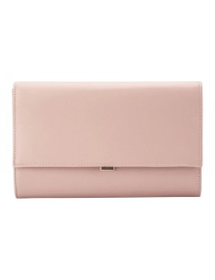 Olga Berg Pochette Clutch Madison Perlata Rosa Blush