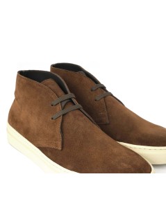 Kebo Polacchine Casual Fondo Cassetta Chiaro Camoscio Marrone