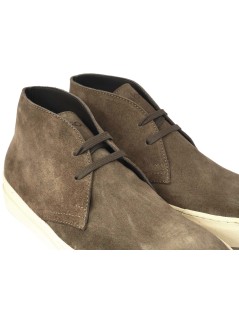 Kebo Polacchine Casual Fondo Cassetta Chiaro Camoscio Taupe