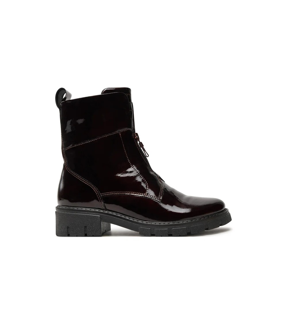 Ara Shoes Anfibio Medio Zip Centrale Amarone