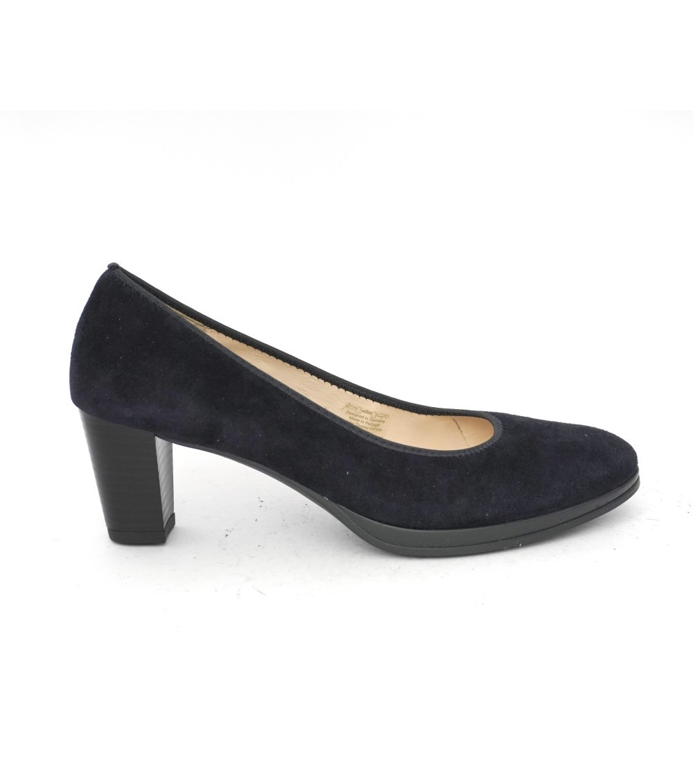Ara Shoes Decollette Class Plateau Liscio Hostess Blu