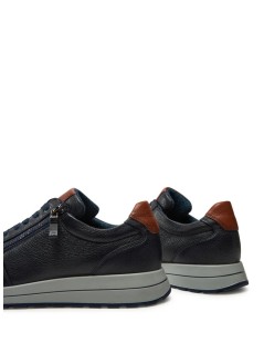 Ara Shoes Sneakers Balance Zip Tutto Pelle Blu