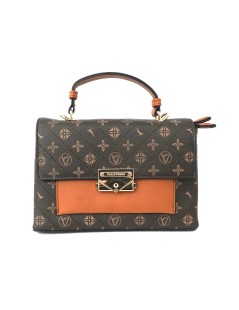 Valleverde Bauletto Mini Bag Manico Linea Regina Marrone Cuoio