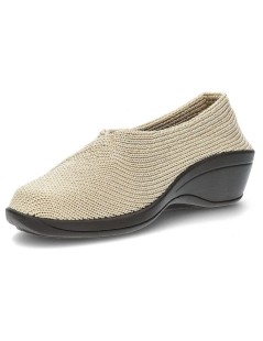 Arcopedico Slipon Ballerina Mailu Elasticizzato a Calza Beige
