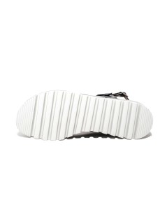 F.lli Tomasi Sandalo Plantare Estraibile multi Velcro Vernice Nero