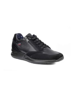 Callaghan Sneakers Goliat Hog Zip Laterale Camoscio Nero