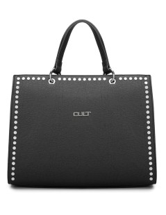 Cult JONI Borsa a Mano Borchie Logo Tracolla Nero