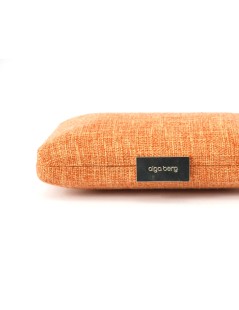 Olga Berg Pochette Clutch con Tracolla Tessuto Arancio