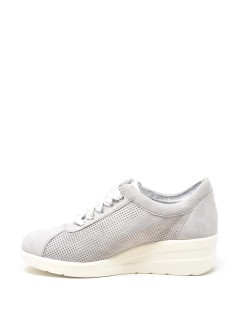 Cinzia Soft Sneakers Camoscio Traforato Beige