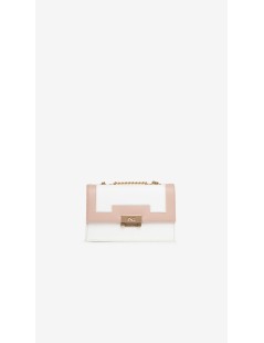 Nero Giardini Borsa Baguette con Tracollina Pelle Bianco Rosa