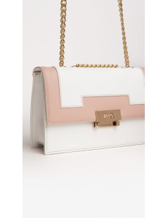 Nero Giardini Borsa Baguette con Tracollina Pelle Bianco Rosa