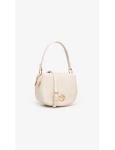 Nero Giardini Mini Bag Bauletto Doppia zip Pelle Latte