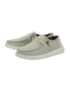Hey Dude Donna Wendy Fringe Sage Perline Tessuto Verde Salvia