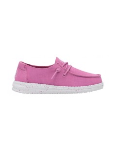 HeyDude Donna Slipon Laccetto Wendy Slub Canvas Violetto