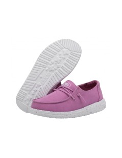 HeyDude Donna Slipon Laccetto Wendy Slub Canvas Violetto
