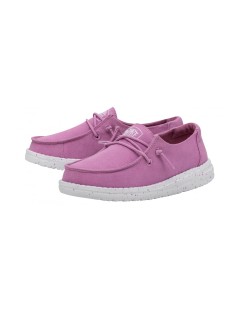 HeyDude Donna Slipon Laccetto Wendy Slub Canvas Violetto