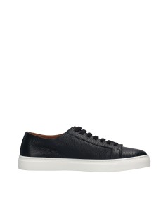 Rossano Bisconti Sneakers Cassetta Pelle Bottalata Blu