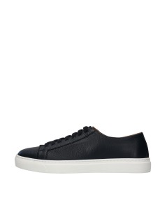 Rossano Bisconti Sneakers Cassetta Pelle Bottalata Blu