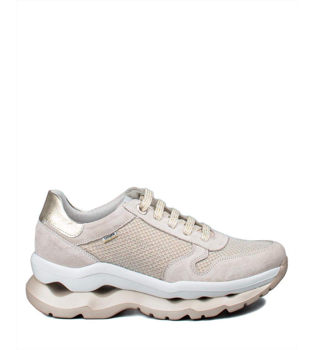 Callaghan SOLE Sneakers Doppio Volume Camoscio Tessuto Lurex Rosa Pesca