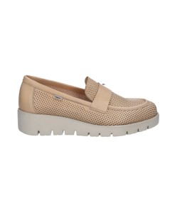 Callaghan Mocassino Slipon Zeppa Pelle Traforata Nude