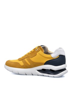 Callaghan Sneakers Uomo Vento Camoscio Tessuto Giallo