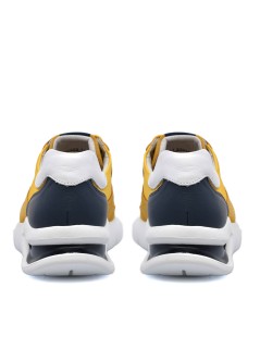Callaghan Sneakers Uomo Vento Camoscio Tessuto Giallo