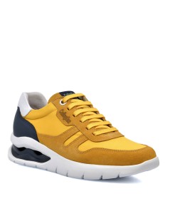 Callaghan Sneakers Uomo Vento Camoscio Tessuto Giallo