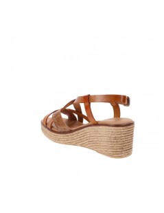 Cinzia Soft Sandalo Intrecciato con Cinturino Cuoio