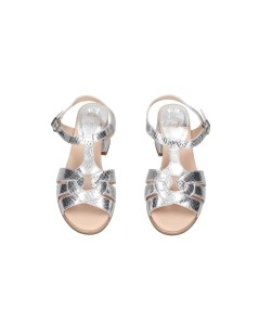 Callaghan KIBOW Sandalo Tacco Medio T Bar Argento