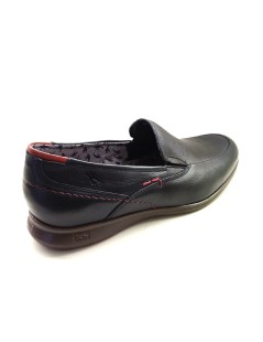 Fluchos Mocassino Soft Casual Vaschetta Sottile Blu Terracotta