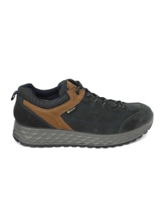 Ara Shoes Sneakers Uomo Hoga Stresa Goretex Nabuk Blu Marrone
