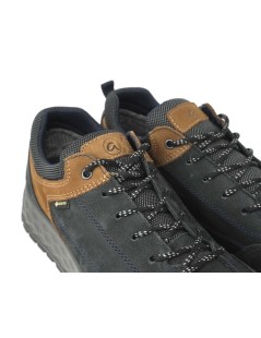 Ara Shoes Sneakers Uomo Hoga Stresa Goretex Nabuk Blu Marrone